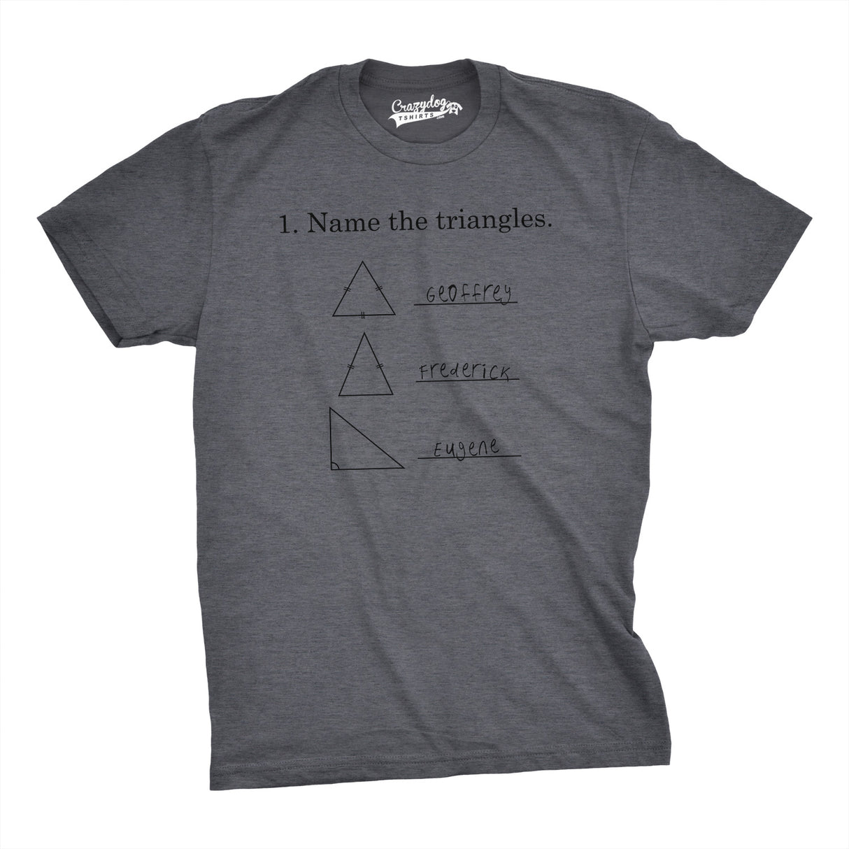 Name The Triangles Men's Tshirt