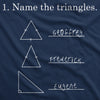 Name The Triangles Men's Tshirt