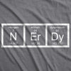 Womens Nerdy Periodic Table T Shirt Funny Science Dork Geek Tee for Ladies