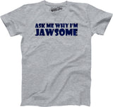 Youth Ask Me Why Im Jawsome Cool Movie Great White Shark Shirt Costume for Kids