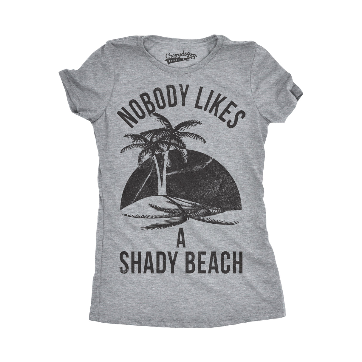 Womens Shady Beach Funny Shirts Cute Vacation Vintage Novelty Hilarious T shirt