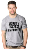 World's Okayest Employee Men's Tshirt