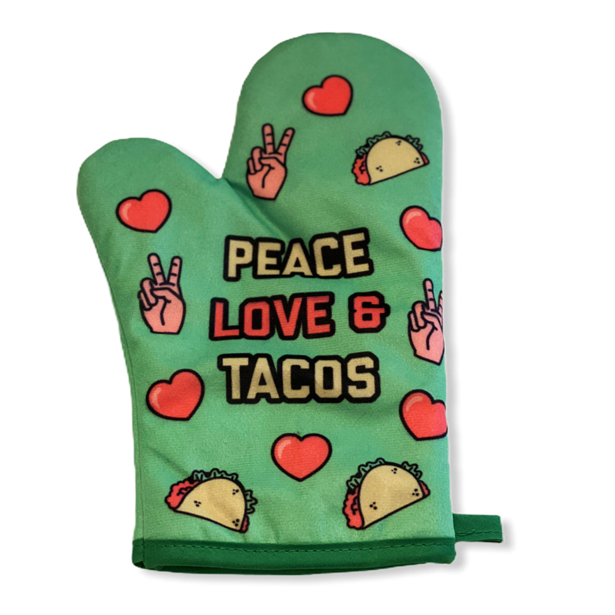 Peace Love Tacos Oven Mitt + Apron