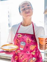 Pumpkin Spice Oven Mitt + Apron