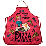 Don't Worry I Ordered Pizza Just In Case Oven Mitt + Apron