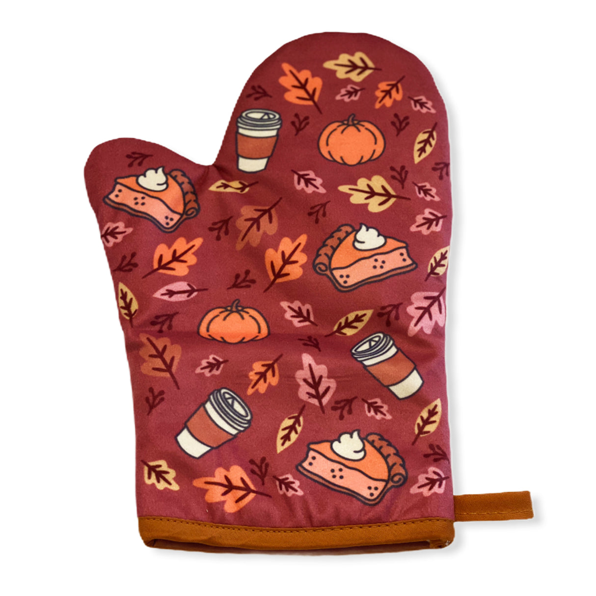 Pumpkin Spice Oven Mitt + Apron