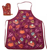 Pumpkin Spice Oven Mitt + Apron