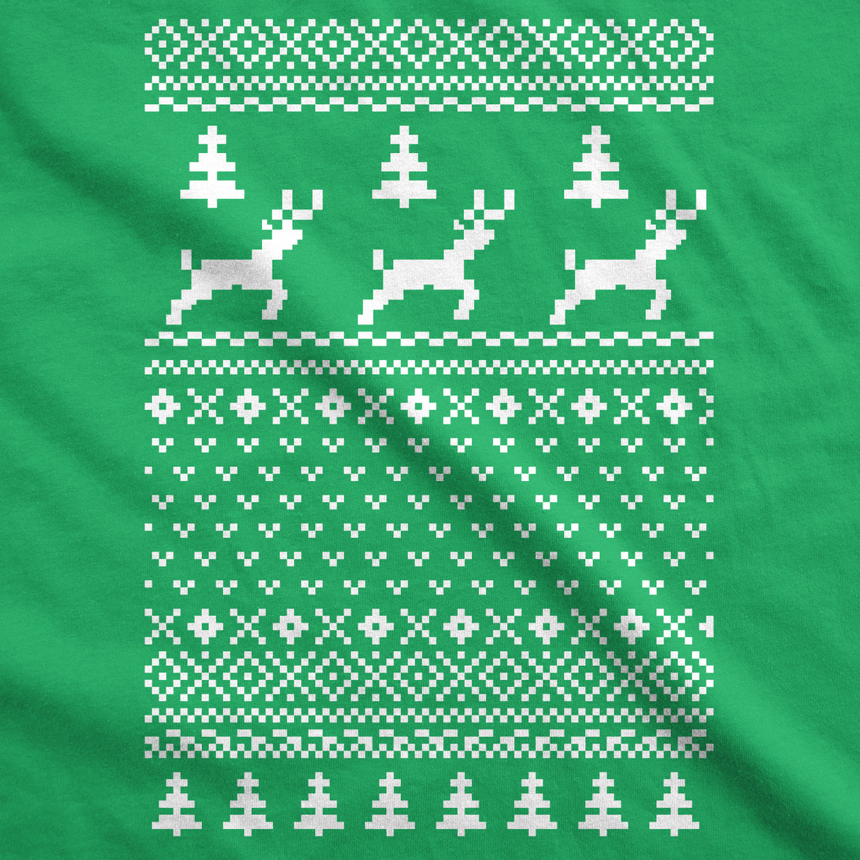 Reindeer Ugly Christmas Sweater Men's Tshirt