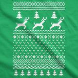 Reindeer Ugly Christmas Sweater Men's Tshirt