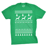 Reindeer Ugly Christmas Sweater Men's Tshirt