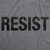 Womens Resist T Shirt Political Anti Authority Protest Tee Rebel Rally March Tee
