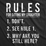 Rules For Dating My Daughter Men's Tshirt