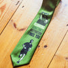 Running Sometimes Motivation Find You Necktie Funny Bear Chase Sarcastic Camping Graphic Tie