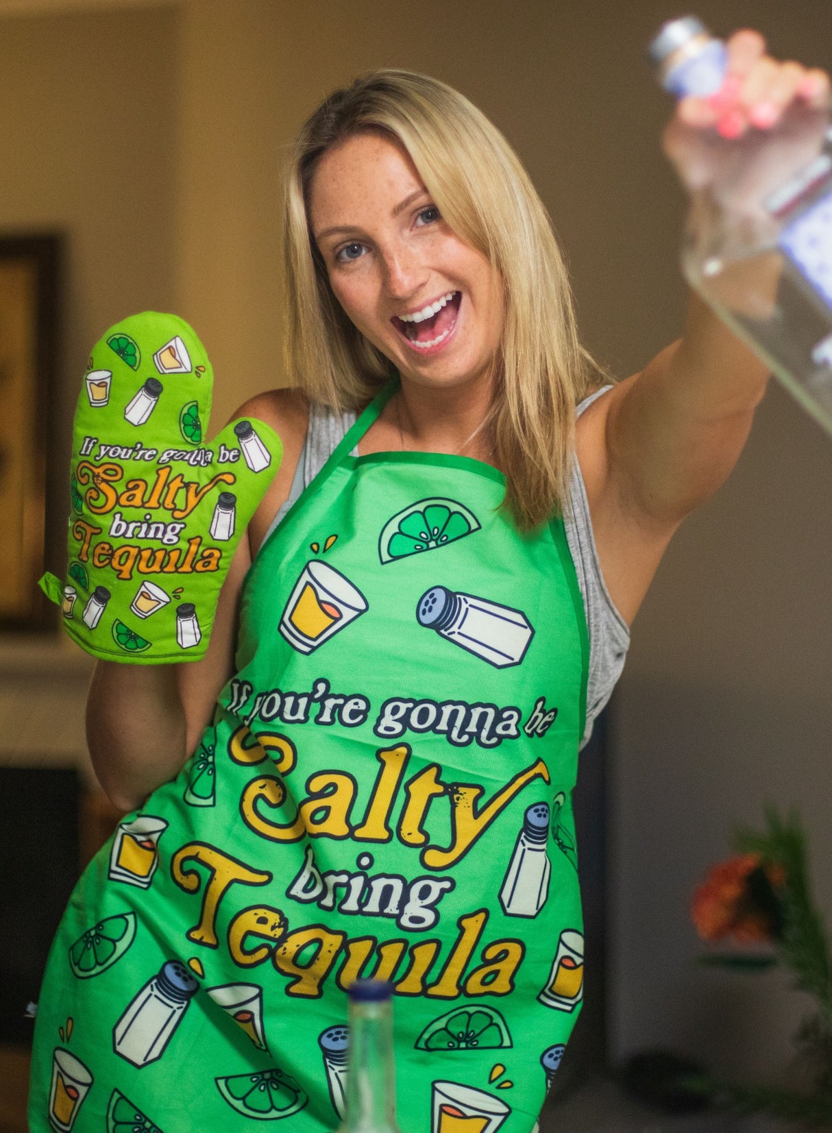 If You're Gonna Be Salty Bring Tequila Apron