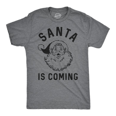 Santa Is Coming Men's Tshirt