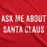 Ask Me About Santa Claus Flip Men's Tshirt