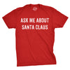 Ask Me About Santa Claus Flip Men's Tshirt