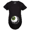 Maternity Eyeball Funny Graphic Costume Tee Pregnancy Announcement Baby Bump T shirt