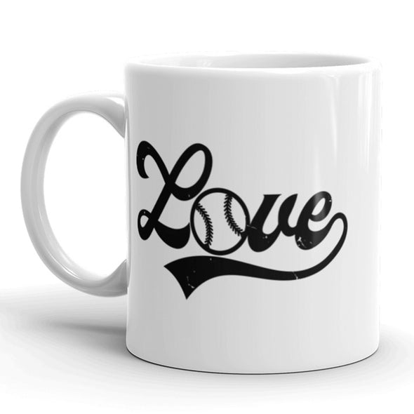 Love Baseball Coffee Mug Cool Sports World Series Ceramic Cup-11oz