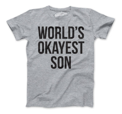World's Okayest Son Men's Tshirt