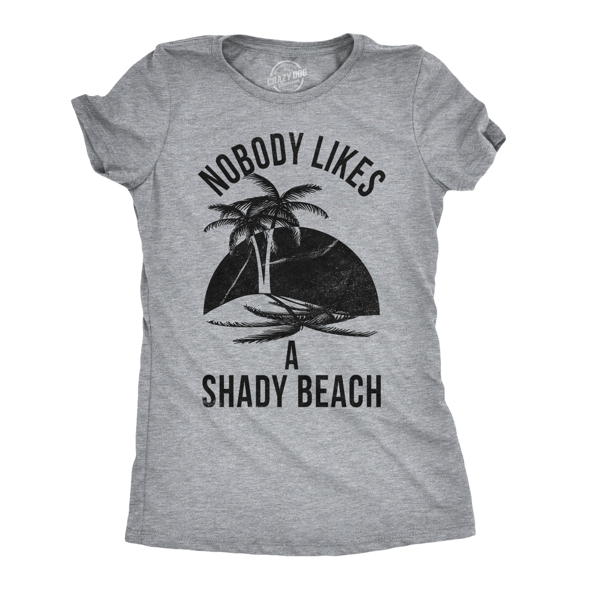 Womens Shady Beach Funny Shirts Cute Vacation Vintage Novelty Hilarious T shirt