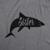 Youth Sister Shark Tshirt Funny Beach Summer Vacation Family Tee For Kids