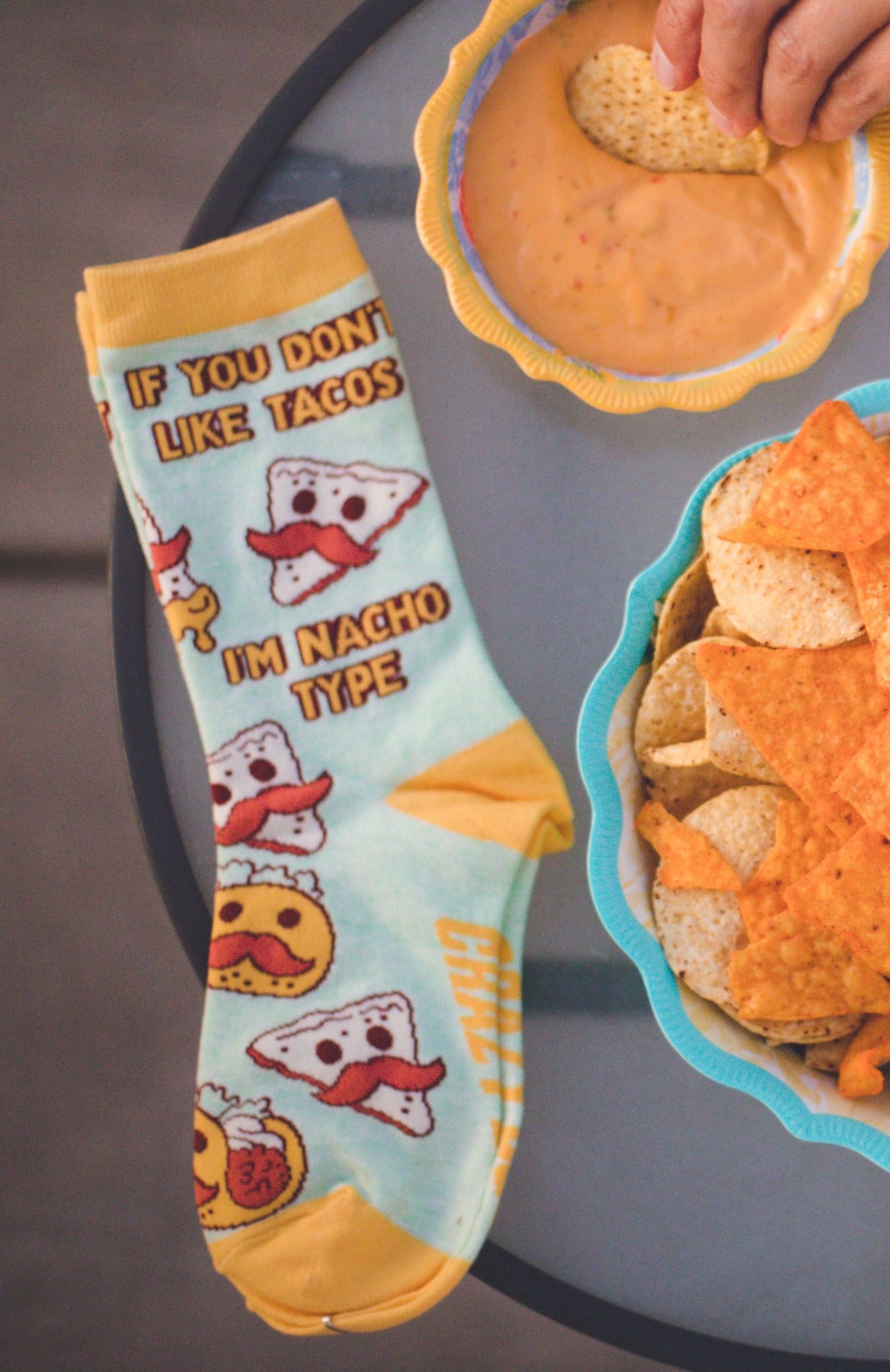 Women's If You Don't Like Tacos I'm Nacho Type Socks Funny Mexican Food Cinco De Mayo Footwear