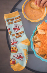 Women's If You Don't Like Tacos I'm Nacho Type Socks Funny Mexican Food Cinco De Mayo Footwear