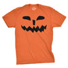 Spikey Teeth Pumpkin Face Men's Tshirt