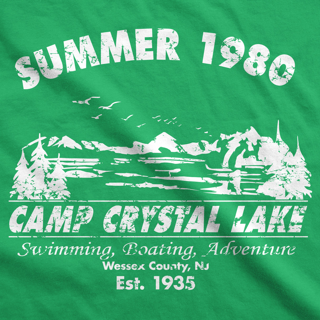 Summer 1980 Camp Crystal Lake Men's Tshirt