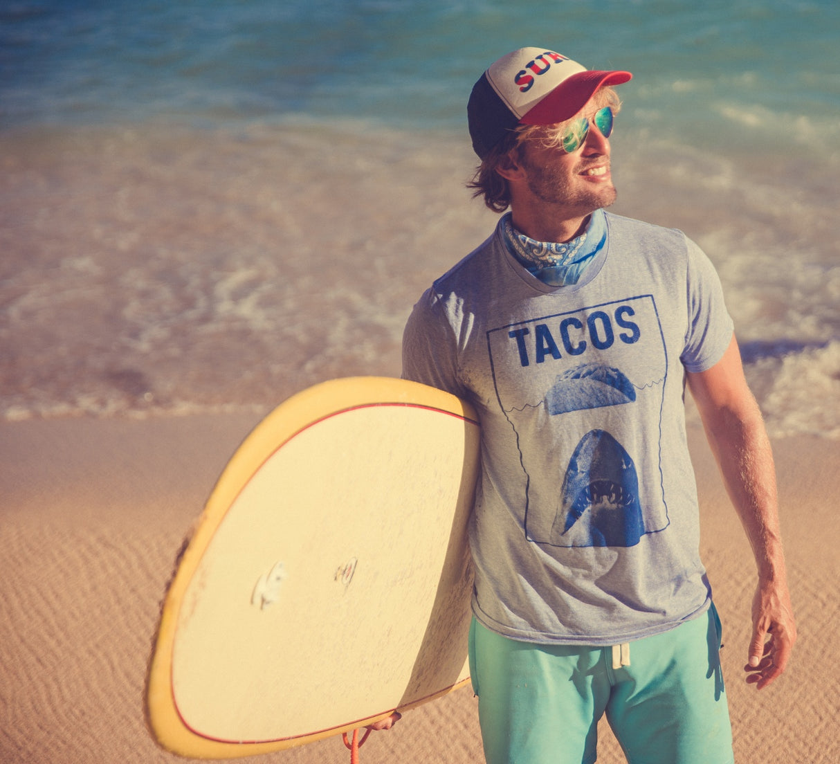 Tacos Shark Men's Tshirt