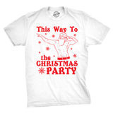 This Way To The Christmas Party Men's Tshirt