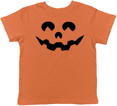Toddler Cartoon Eyes Pumpkin Face Funny Fall Halloween Spooky T shirt