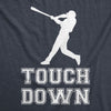 Touch Down Baseball Bat Men's Tshirt