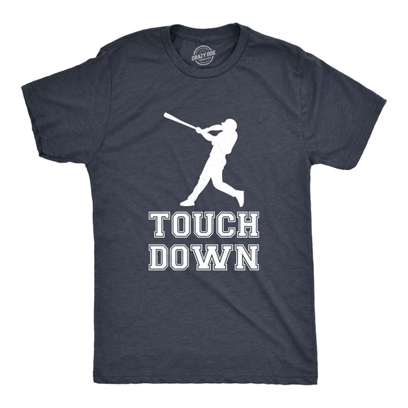 Touch Down Baseball Bat Men's Tshirt