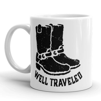 Well Traveled Cowboy Boots Coffee Mug-11oz