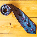 When It Rains It Poes Necktie Funny Neckties for Men Nerdy Tie Mens Novelty Neckties