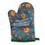 Introverted But Willing To Discuss Pizza Oven Mitt + Apron