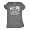 Womens Winter Definition Funny Christmas English T shirt for Ladies
