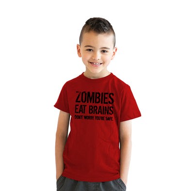 Youth Zombies Eat Brains Shirt Funny T Shirt Living Dead Halloween Outbreak Tee