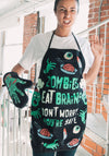 Zombies Eat Brains Don't Worry You're Safe Apron